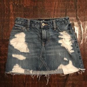 jean skirt